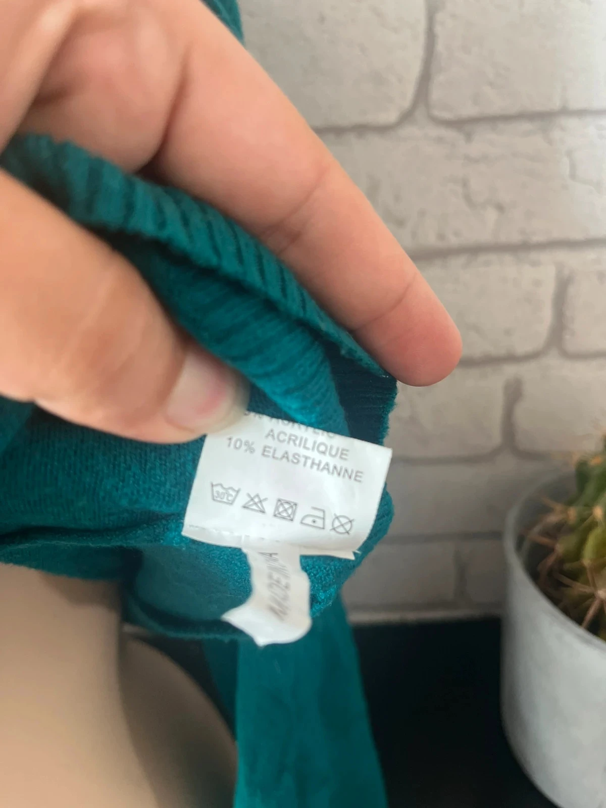 Chaleco con cremallera para mujer – Lana, seda y cachemir – Verde esmeralda – buen estado – photo 5
